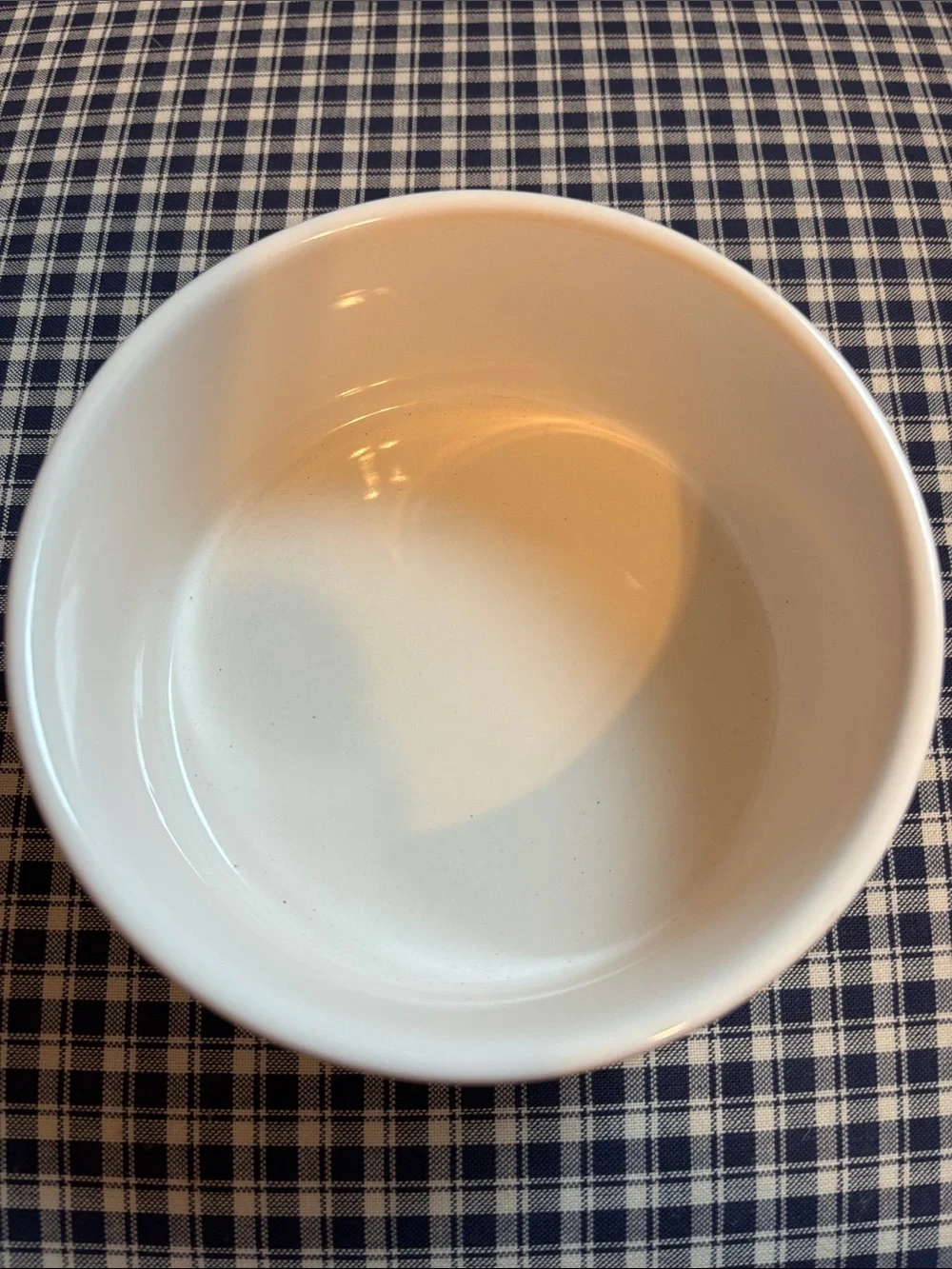 Rae Dunn White Ceramic dog  Bowl with GULP Lettering